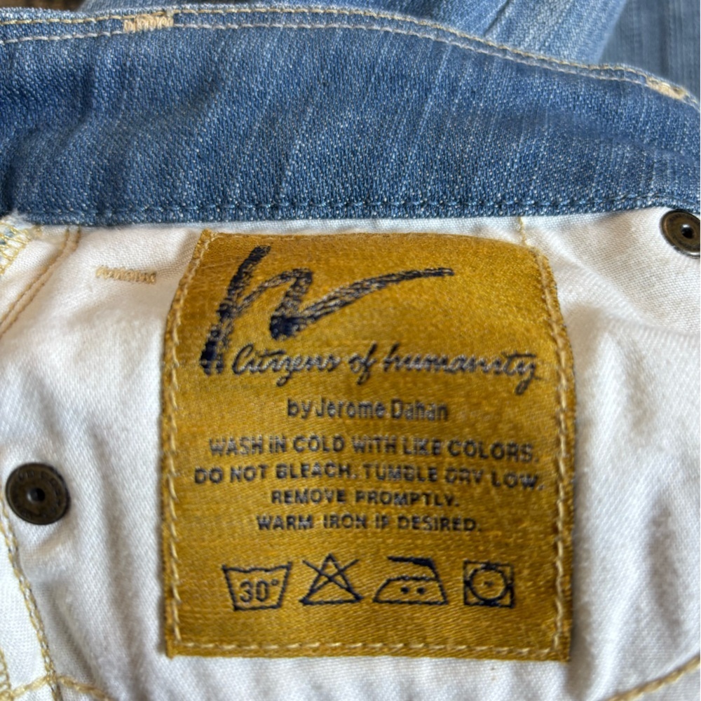 Citizens of Humanity Jerome Dahan Low Waist Stretch Boot Cut Denim Jean 26 - Picture 8 of 11